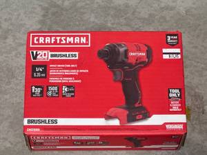 lot 5 image: Brand New Craftsman 20 Volt 14 Impact Driver