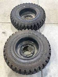 lot 14 image: Pair of ATV Tires AT25x8R12 (appear new)