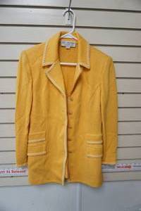 lot 37 image: St. John Knit Gold Blazer. Collection by Marie Gray