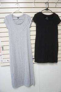 lot 58 image: CottonSpandex Dresses Gray & Black