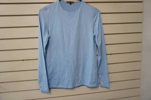 lot 81 image: A Nue Ligne Size P-light blue long sleeve shirt