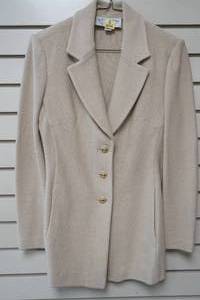 lot 95 image: St. John Blazer (tan) & Slacks