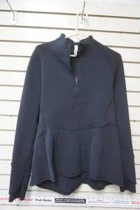lot 117 image: Lululemon Black Athletic 34 Zip Up Sweatshirt