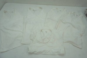 lot 169 image: Danskin Now (4ct) size small-White Athletic Tank Tops (4ct)