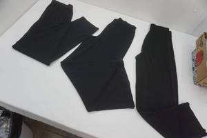 lot 171 image: XS-S Black Knit Slacks (3ct)