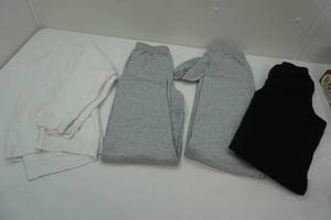 lot 187 image: Hanes sweatpants , shirt