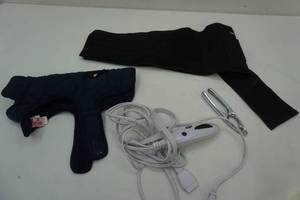 lot 211 image: Back Brace, Small Tote, Small Dog Jacket, Heater Cord for Blanket