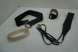 lot 223 image: Fashion Belts Some Leather