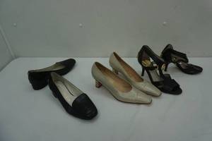lot 226 image: 3 Pair Womens Shoes Size 6-6.5