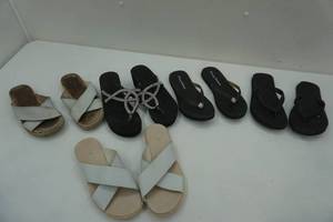 lot 227 image: 4 Pair Womens Sandals approx. size 6