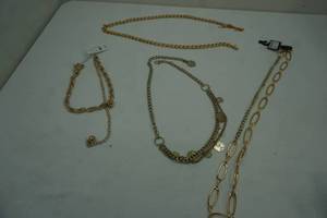 lot 230 image: Gold Toned Belts NEW WITH TAGS