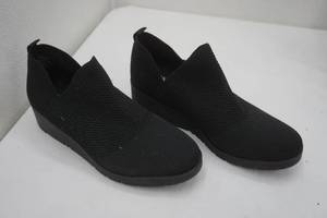 lot 256 image: Anne Klein Black Wedge Shoes. Size 6