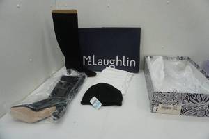 lot 267 image: J. McLaughlin Briana Solid Womens Foo Black Size 6 NEW Womens Boots