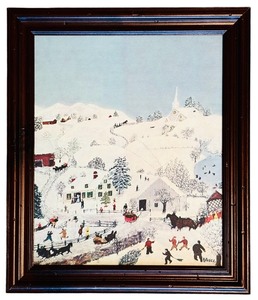 lot 116 image: Vintage Winter Wonderland Mosses Framed Print