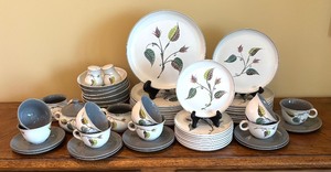 lot 56 image: Vintage Denby- Langley Spring Dinnerware