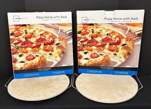 lot 214 image: Two Mainstays Pizza Stones