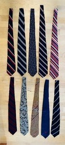 lot 168 image: Handsome Name Brand Neckties