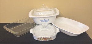 lot 264 image: Pyrex and Corning Ware Cookware