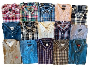 lot 250 image: Button-Down Mens Shirts in XXL including Gant, Eddie Baur, Ralph Lauren and More