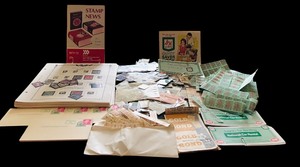 lot 338 image: Vintage Stamps and Tickets from USA, German and More