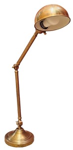 lot 344 image: Vintage Portable Brass Lamp