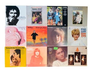 lot 347 image: Vintage Vinyl Records including Helen Reddy, Sunny & Cher, Petula Clark and More