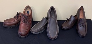 lot 367 image: Three Pairs of  Mens Size 12 Shoes by Dockers, Daytons and Rockport