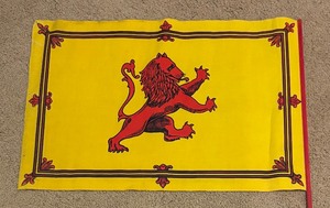 lot 420 image: Royal Banner of Scotland Flag