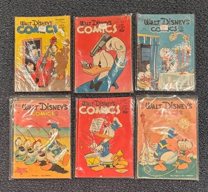 lot 471 image: Variety of Vintage Walt Disney Comic Books from 1946, 1947, 1950 and More