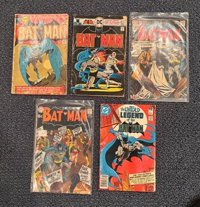 lot 121A image: Comics Batman #241 1st appearance Colonel Sulfur, Batman #214 (DC Comics August 1969) and More