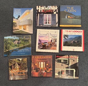 lot 480 image: Awesome Books of Exquisite Homes and Cabins