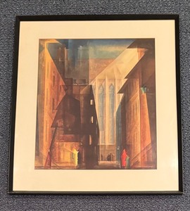 lot 546 image: Church of the Minorities II Print by Lyonel Feininger