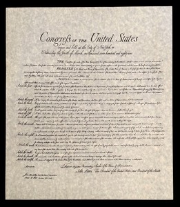 lot 426 image: Large Print of Congress of the United States