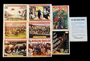 lot 430 image: Old Time Circus Posters  Circus World Museum Baraboo, WI