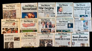 lot 431 image: Vintage Newpapers from 1990, 2004, 2000 and More