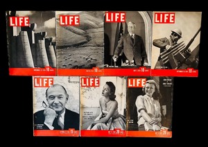 lot 440 image: Vintage LIFE Magazines from 1936 - 1949
