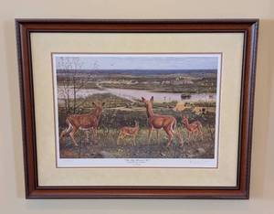 lot 98 image: The Big Flood of 93 Framed Les Kouba Print