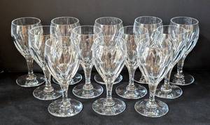 lot 182 image: Crystal Wine Glass Set