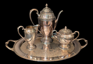 lot 204 image: Vintage Silver Plated Tea Set