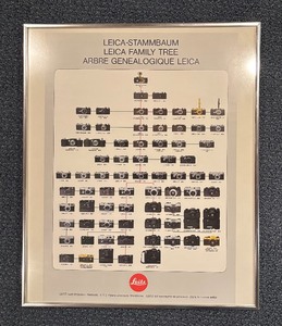 lot 560 image: Leitz Camera Family Tree Print