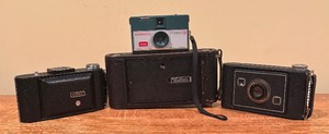 lot 628 image: Variety of Vintage Kodak Cameras