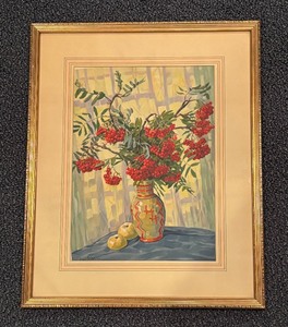 lot 661 image: Stunning Floral Still Life Print