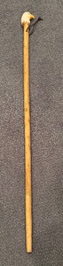 lot 672 image: Majestic Bald Eagle Motif Walking Stick