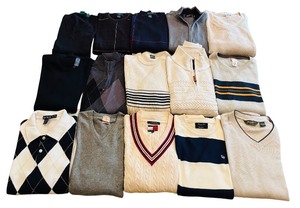 lot 681 image: Lot of Mens XL Sweaters Including Christian Dior, LL Bean, Haggar and More