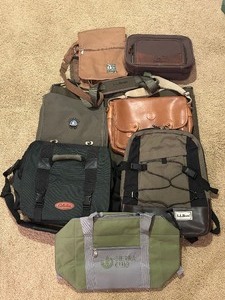 lot 607 image: Great Collection of Travel and Camping Bags
