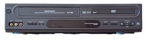 lot 718 image: Vintage Daewoo Video Cassette Recorder  DVD Player