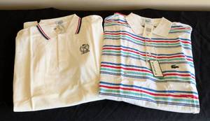 lot 452 image: Pair of New Mens Short Sleeve Izod Lacoste Shirts