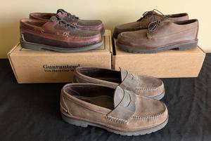 lot 456 image: Three Pairs of Mens Size 12 LL Bean Shoes
