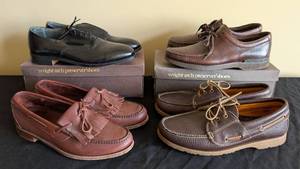 lot 657 image: Collection of 4 Pairs Mens Leather Dress and Casual Shoes