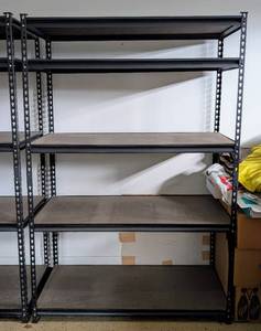 lot 658B image: Metal Storage Shelf
